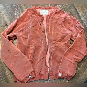Lola Rae bomber jacket. Burnt orange. Size M.